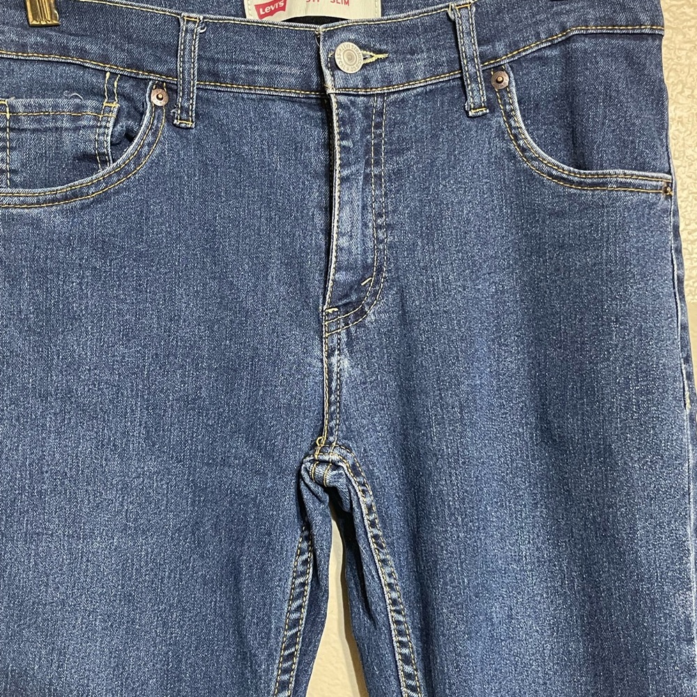 Levi’s 511 Classic Blue Jeans 28x28 boys 16 reg - Picture 7 of 7